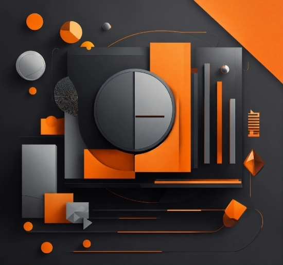 Orange, Font, Art, Space, Graphics, Illustration