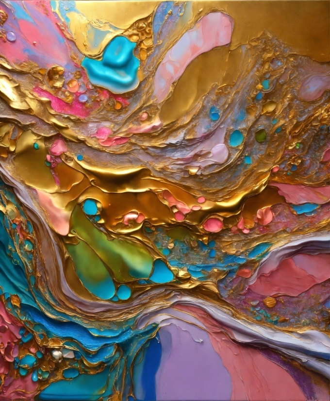 Outro Video No Copyright, Liquid, Paint, Art, Art Paint, Pattern
