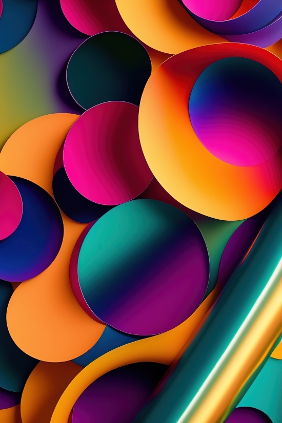 Oxygen, Design, Colorful, Color, Art, Orange