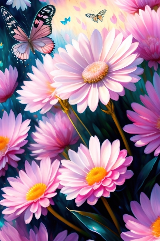 Pink, Flower, Lotus, Floral, Blossom, Pollen