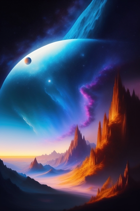 Planet, Celestial Body, Moon, Sun, Sky, Space