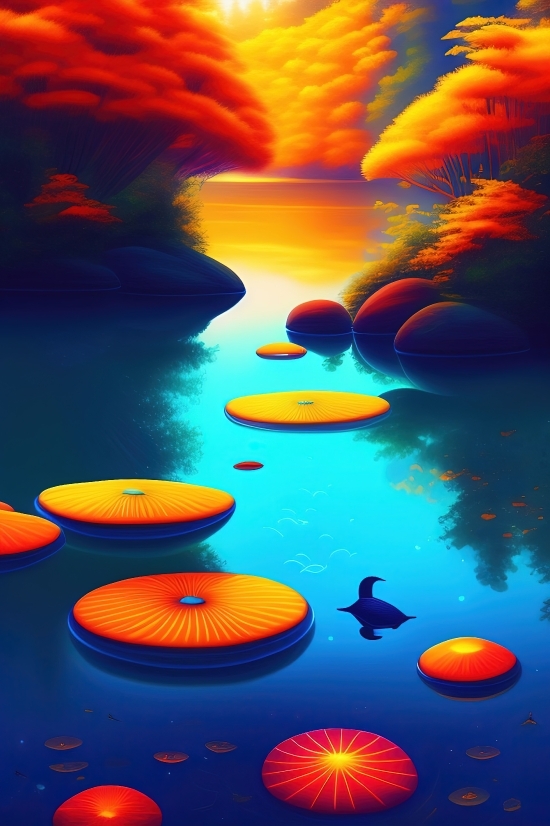 Planet, Celestial Body, Sun, Sky, Silhouette, Design