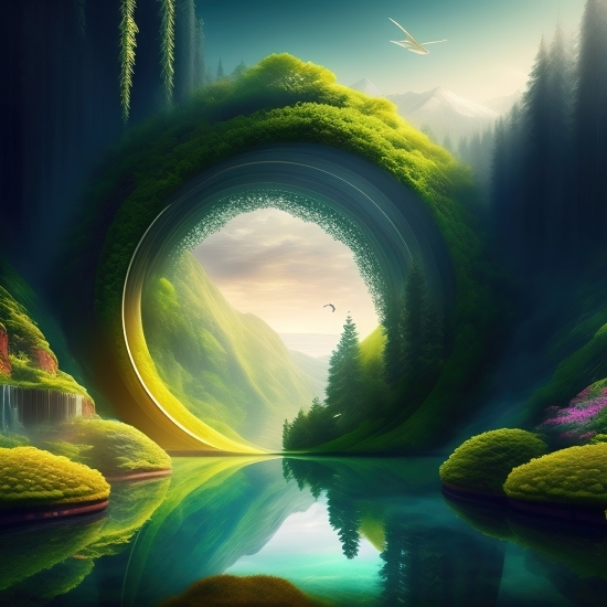 Planet, Reflection, Sun, Celestial Body, Sky, Landscape