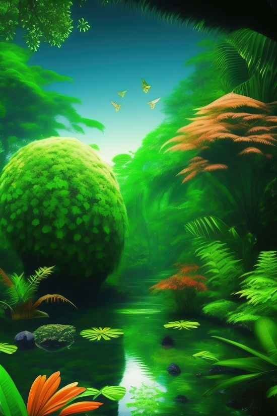 Planet, Tree, Leaf, Sky, Light, Water