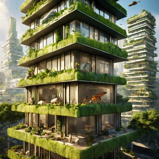 Plant, Building, Property, Green, Botany, Sky