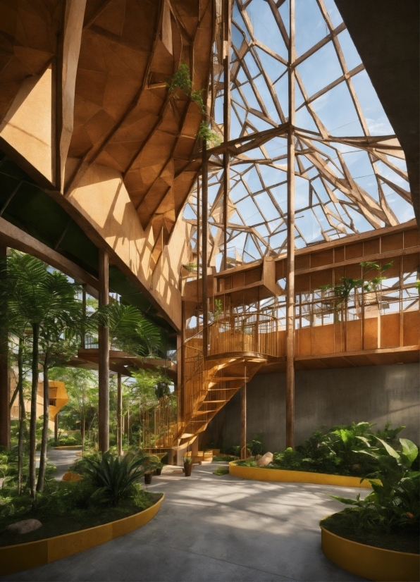 Plant, Building, Shade, Wood, Urban Design, Facade