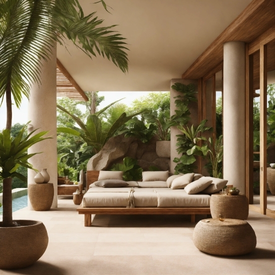 Plant, Property, Building, Living Room, Interior Design, Comfort