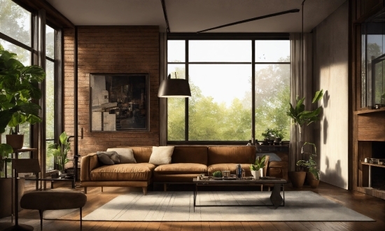 Plant, Property, Furniture, Couch, Window, Building