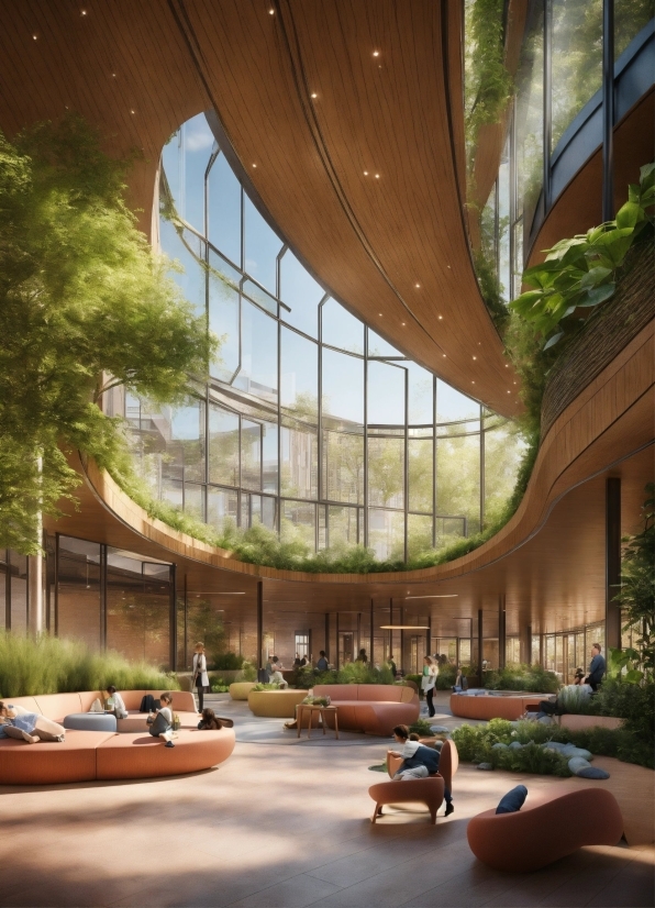 Plant, Sky, Building, Light, Architecture, Interior Design