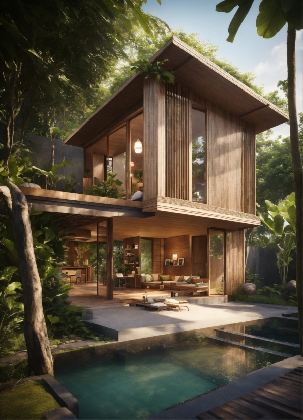 Plant, Water, Property, Wood, Tree, Interior Design