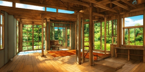 Plant, Wood, Window, Interior Design, Building, Wood Stain