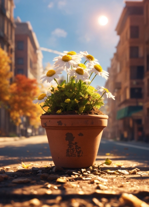 Pot, Flower, Container, Plant, Flowers, Bouquet