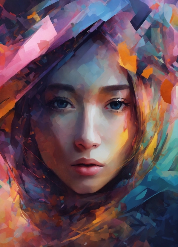 Poverty Stock Footage, Facial Expression, Paint, Eyelash, Art, Iris
