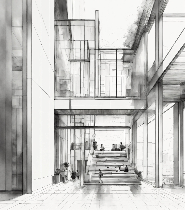 Powerdirector For Pc, Building, Black, Architecture, Interior Design, Blackandwhite