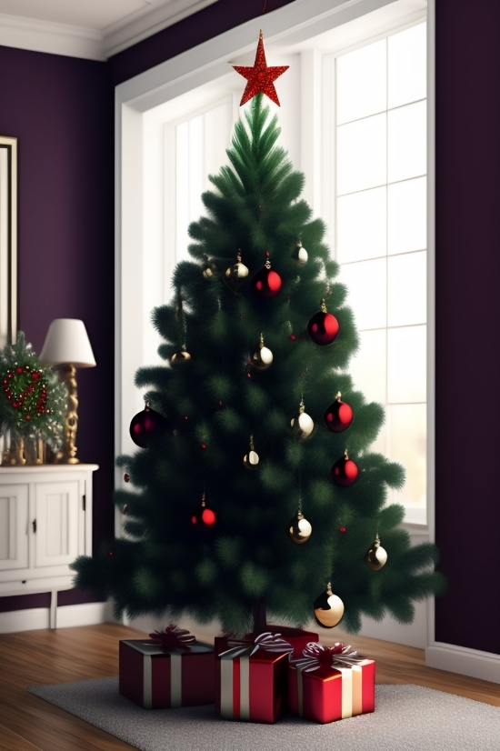 Powerpoint Video Background, Decoration, Tree, Holiday, Celebration, Winter