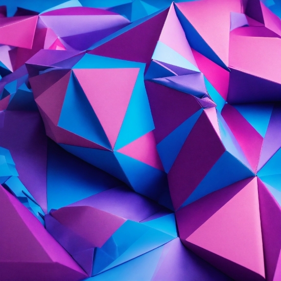Purple, Azure, Triangle, Violet, Pink, Creative Arts