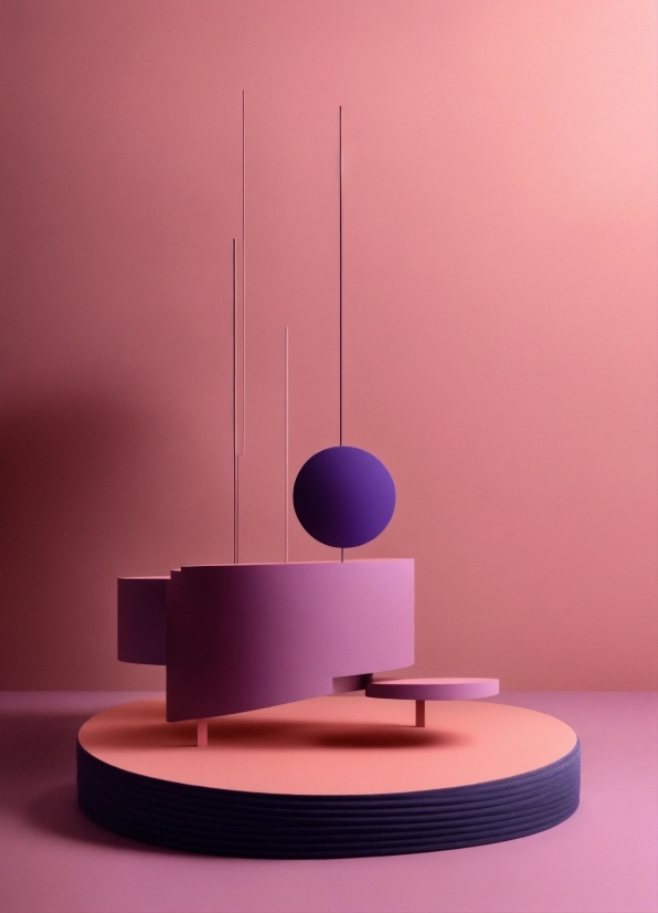 Purple, Pink, Violet, Line, Material Property, Art