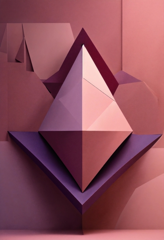 Purple, Triangle, Creative Arts, Pink, Art, Violet