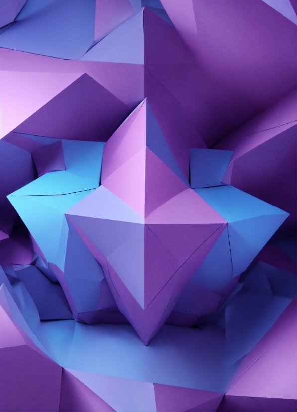 Purple, Violet, Pink, Creative Arts, Triangle, Art