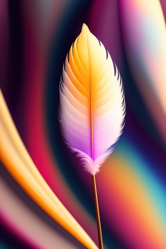 Quill, Tulip, Pen, Space, Motion, Design