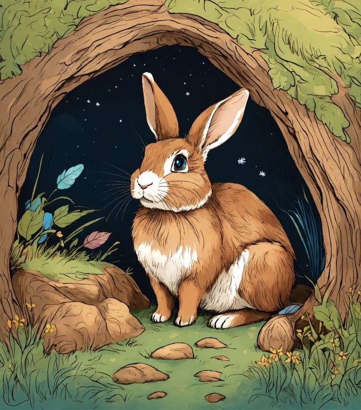 Rabbit, Bunny, Animal, Grass, Easter, Pumpkin