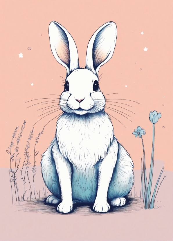 Rabbit, Bunny, Cartoon, Animal, Easter, Cute