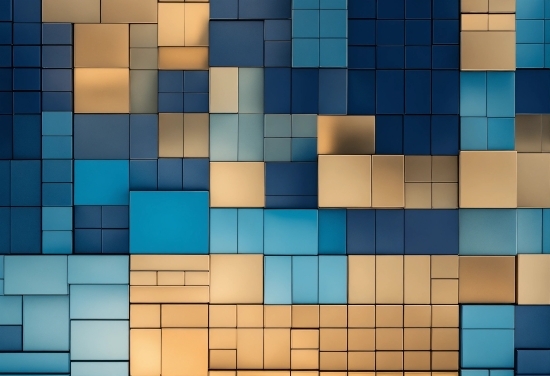 Rectangle, Azure, Blue, Flooring, Tile Flooring, Wood