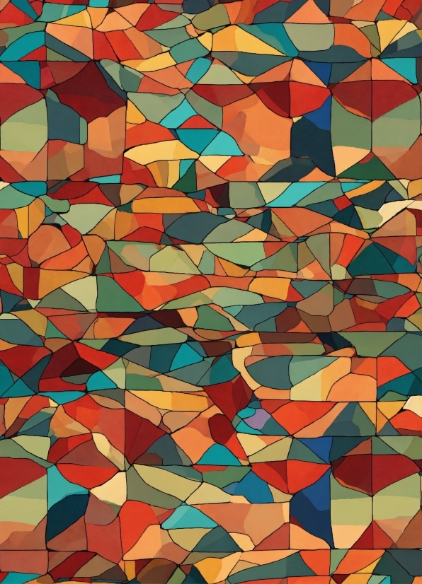 Rectangle, Orange, Triangle, Art, Line, Creative Arts