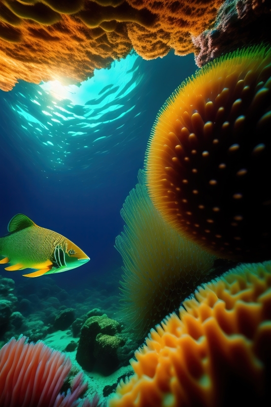 Reef, Underwater, Coral, Sea, Anemone Fish, Fish