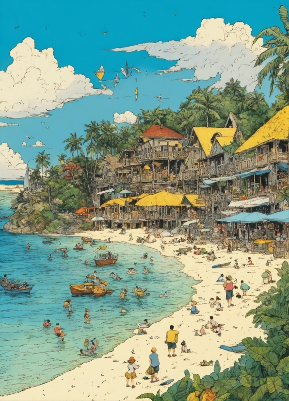 Resort, Jigsaw Puzzle, Puzzle, Beach, Water, Travel