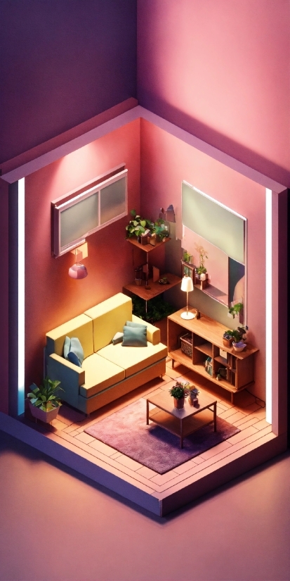 Room, Interior, Furniture, Home, House, Lamp