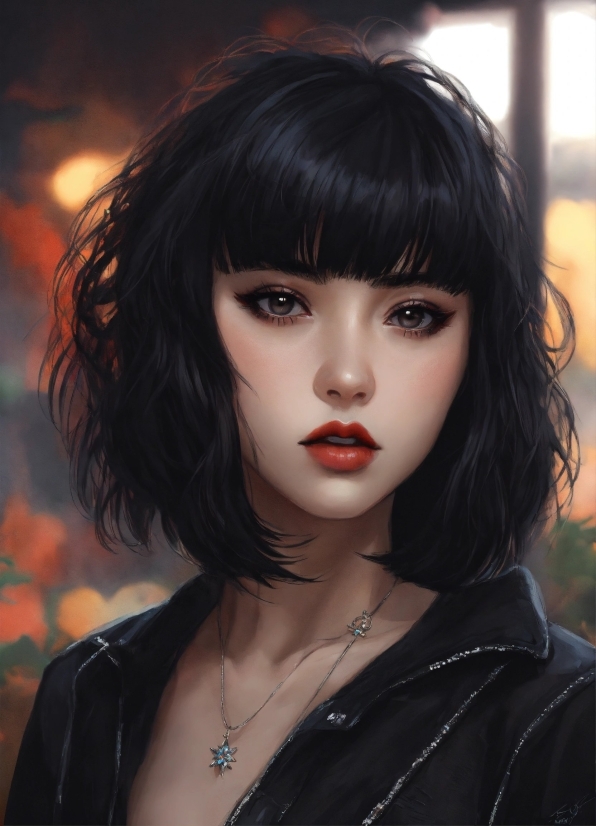 Royalty Free Video Clips For Youtube, Lock, Model, Face, Wig, Portrait