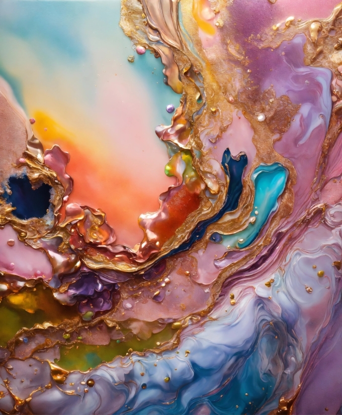 Royalty Free Video Clips, Liquid, Fluid, Paint, Art, Painting