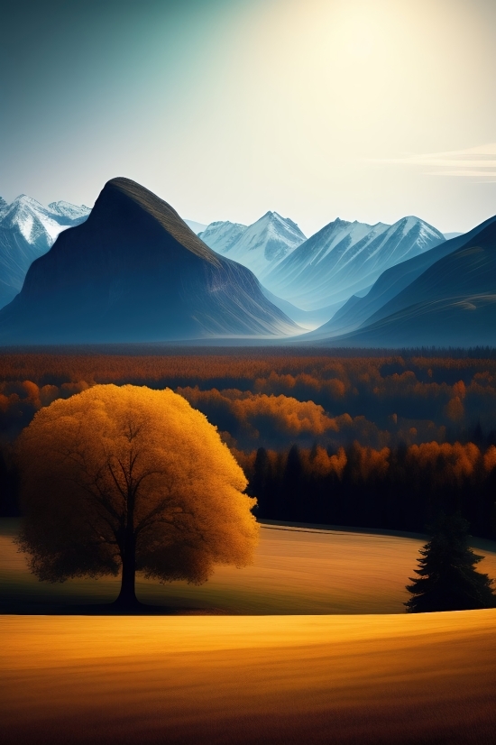 Sand, Landscape, Sky, Soil, Sunset, Mountain