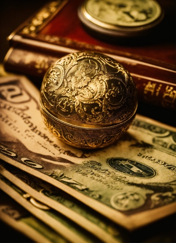 Saving, Currency, Money Handling, Money, Gold, Dollar