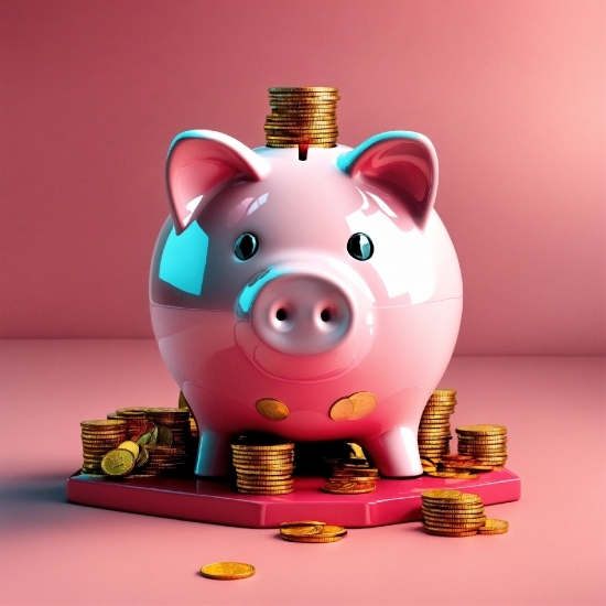 Saving, Piggy Bank, Toy, Pink, Domestic Pig, Suidae