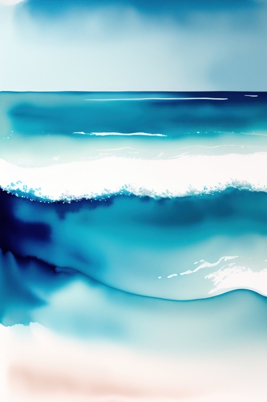 Sea, Sky, Ocean, Wave, Seascape, Map