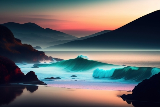 Seascape, Sea, Sky, Ocean, Water, Landscape