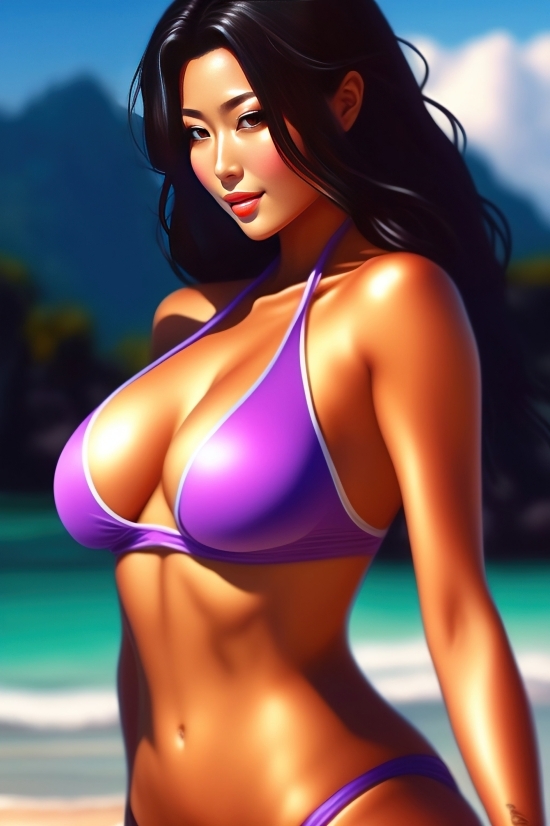 Sexy, Attractive, Coquette, Belly, Person, Model
