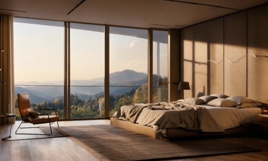Sky, Building, Furniture, Comfort, Window, Wood