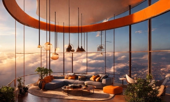 Sky, Plant, Light, Building, Interior Design, Cloud