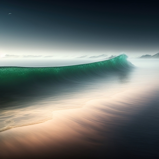 Sky, Sea, Sun, Landscape, Water, Light