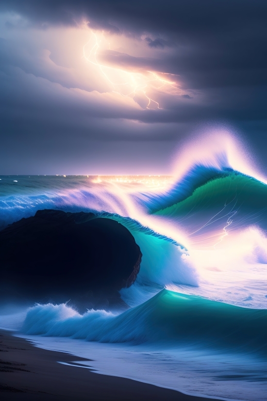 Sky, Sun, Landscape, Weather, Light, Sea