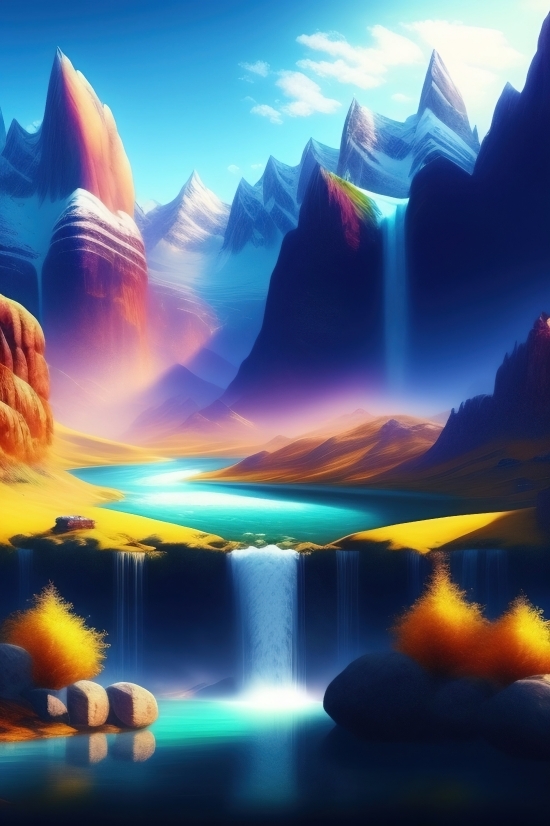Sky, Sun, Light, Landscape, Bright, Design