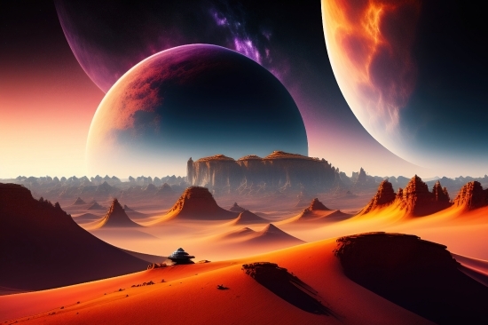 Sophia Robot, Ai Photo Art, Planet, Celestial Body, Sun, Sunset