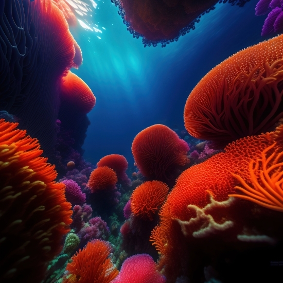 Stable Diffusion V1 5, Reef, Anemone Fish, Underwater, Coral, Coral Reef