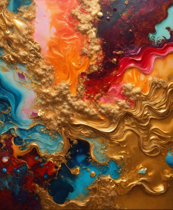 Stock Footage 4 Free, Water, Liquid, World, Paint, Orange