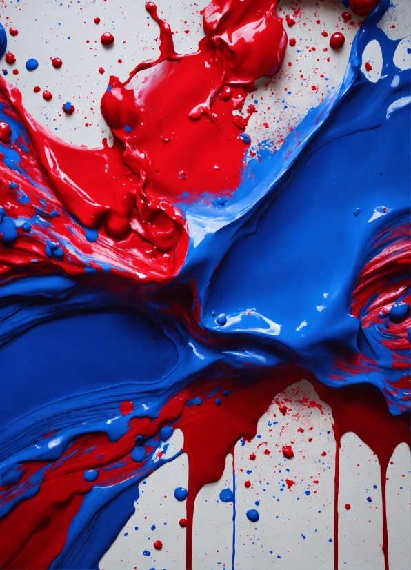 Stock Video Companies, Liquid, Blue, Azure, Paint, Fluid