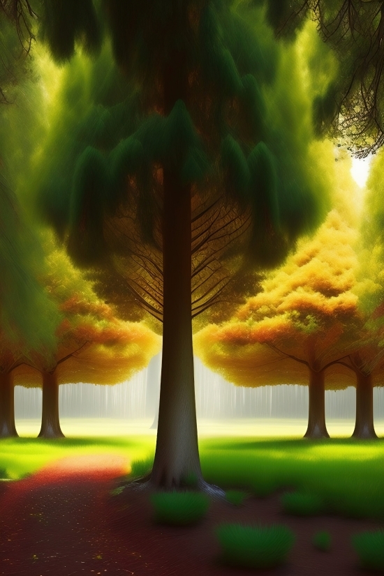 Sun, Landscape, Sky, Sunlight, Sunset, Summer