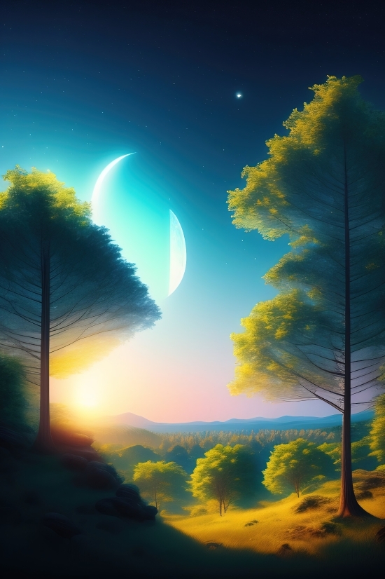 Sun, Sky, Landscape, Sunlight, Cloud, Sunset